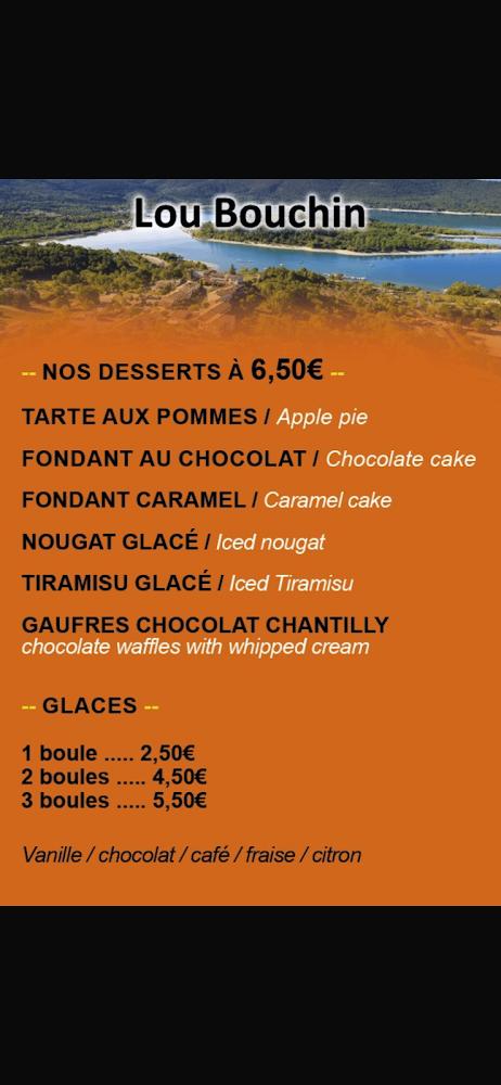 Lou Bouchin - Menu Image 2